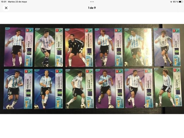 12 Cromos mundial alemania