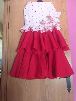 Falda de flamenca niña