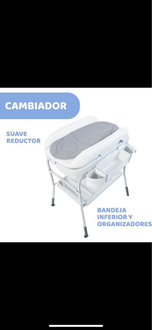 Bañera y cambiador Cuddle & Bubble, marca chicco