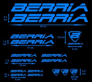 pegatinas para bicicleta BERRIA