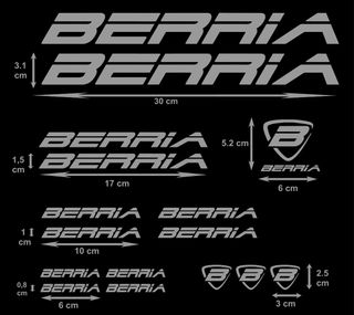 pegatinas para bicicleta BERRIA