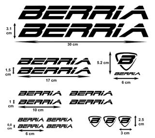 pegatinas para bicicleta BERRIA