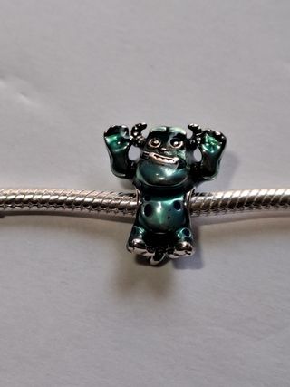 Abalorio chapado plata 