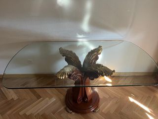 Mesa clásica de roble macizo