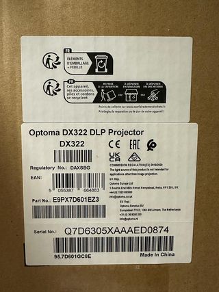 PROYECTOR OPTOMA DX322 DLP