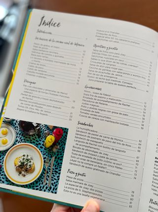 Libro recetas serie Friends