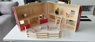 MALETIN GRANJA DE MADERA BEBES 6-12 MESES