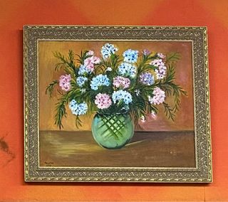 Cuadro de óleo floral. Bajada de precio!!
