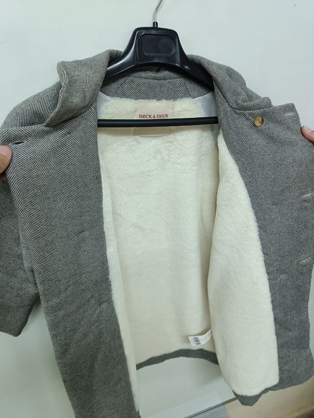 Abrigo gris NECK&NECK