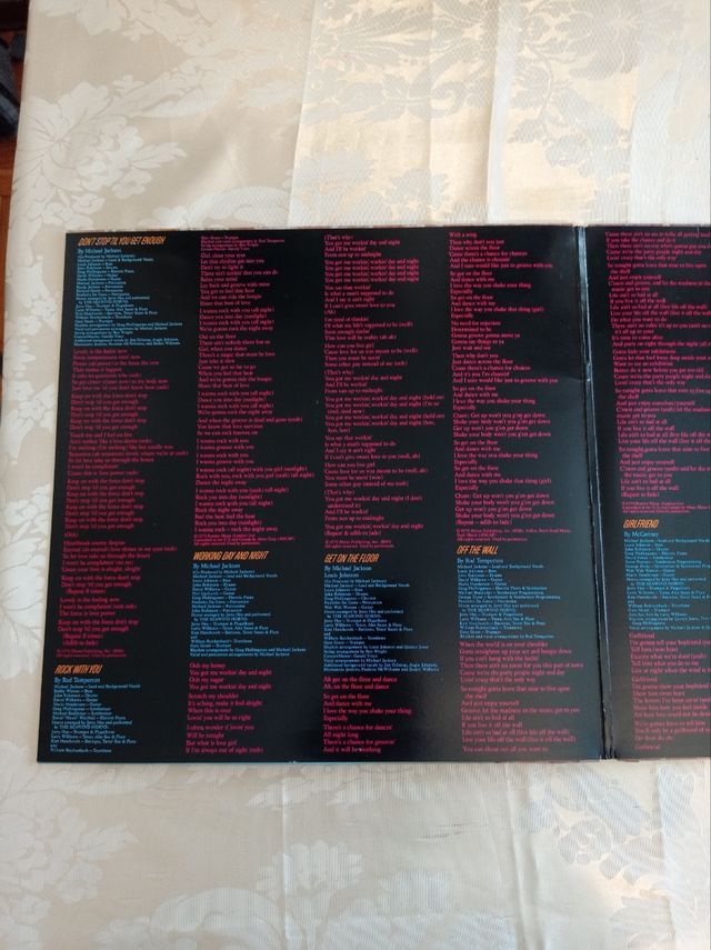 Disco vinile 33 giri Off The Wall Michael Jackson 