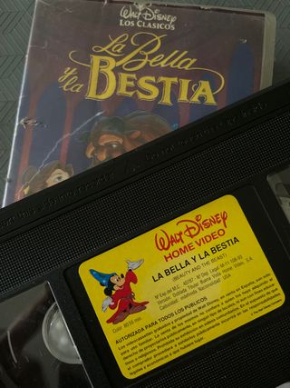 La bella y la bestia vhs