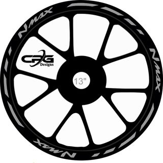 kit de pegatinas llantas Nmax 13"