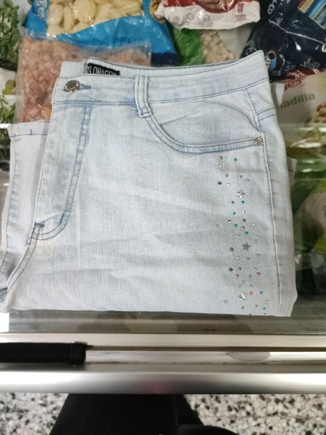 vaquero talla grande