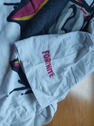 camiseta Fortnite blanca 