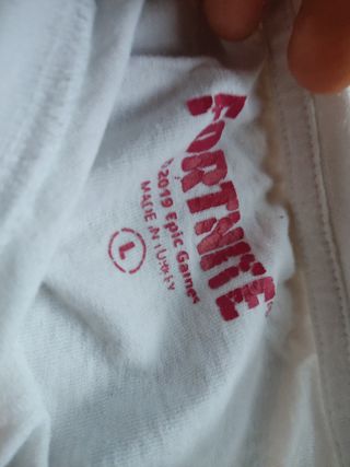 camiseta Fortnite blanca 