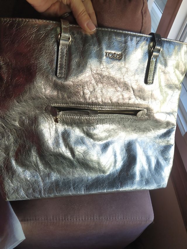 Bolso plateado Tous