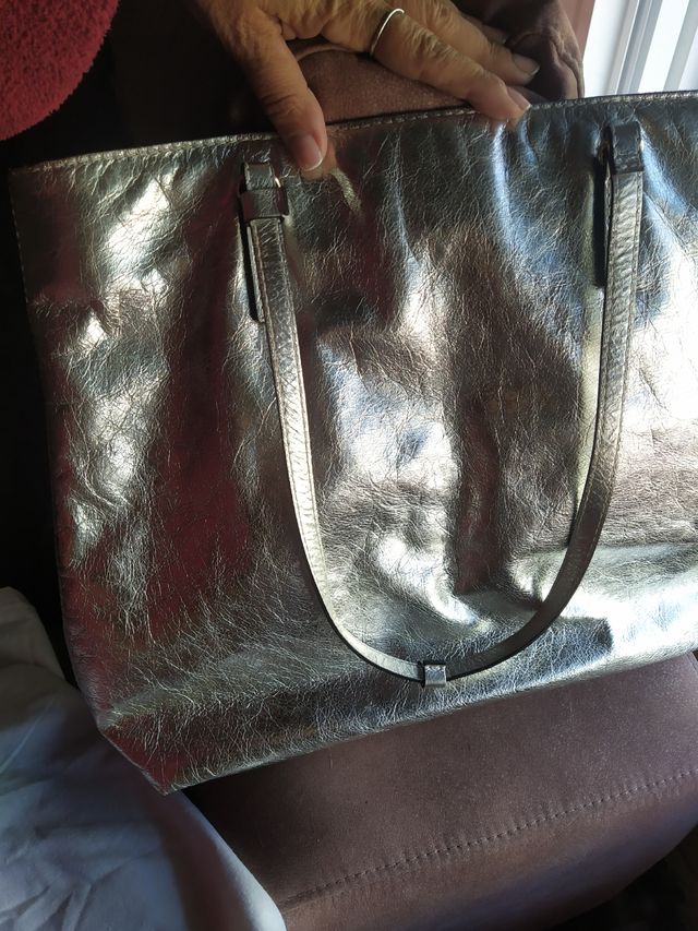Bolso plateado Tous