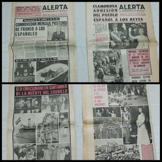 Prensa muerte Francisco Franco