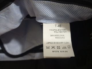 traje chaqueta y pantalón Pedro Vidal S
