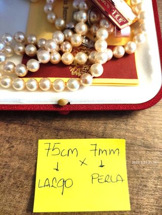 Collar de perlas Majorica 75*7