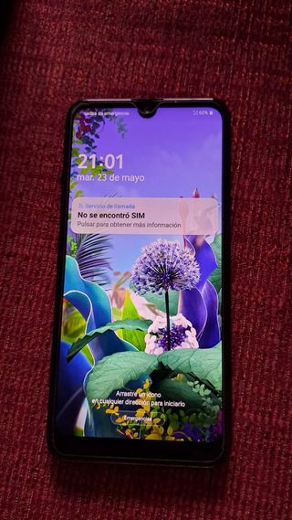 Telefono cellulare LG Q60 blu