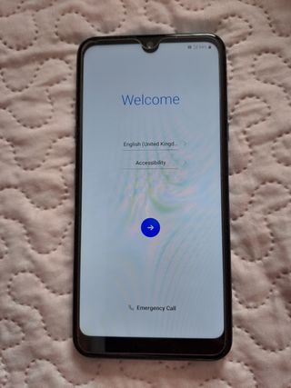 Telefono cellulare LG Q60 blu