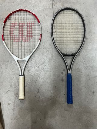 Raquetas de tenis wilson y yushima