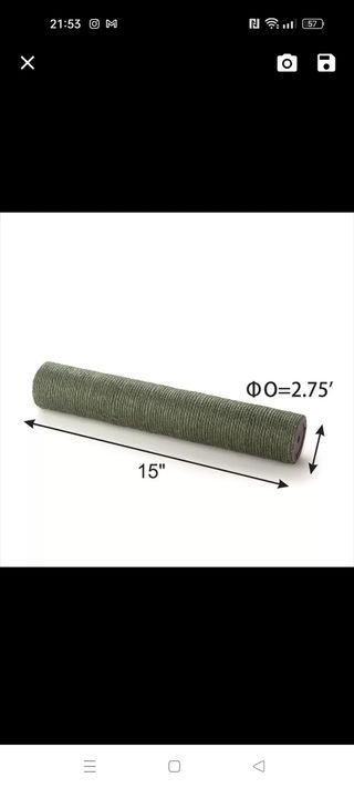 Rascador gatos poste sisal verde