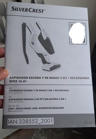 Aspiradora SilverCrest 2 en 1.