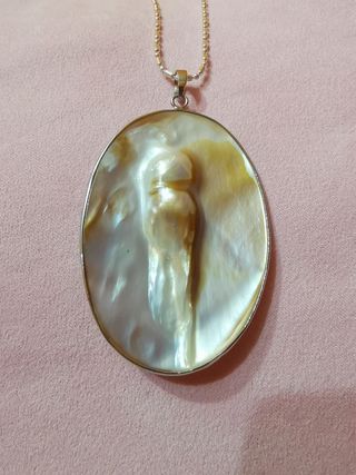 Colgante plata y Madreperla 