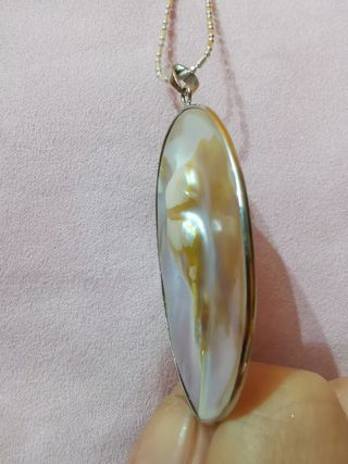 Colgante plata y Madreperla 