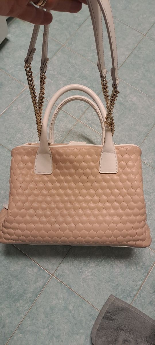 Borsetta rosa pallido/beige