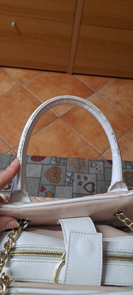 Borsetta rosa pallido/beige