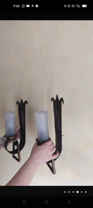 Apliques de pared antiquísimos