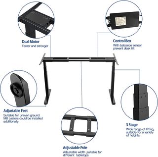 Elevador escritorio electrico