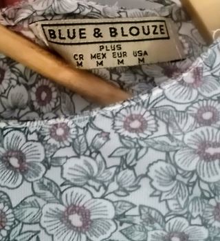 Blusa estampada talla M