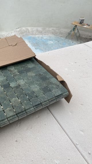 Gresite piscina verde Bali