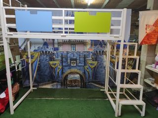 Estructura de hierro de cama de 90 alta