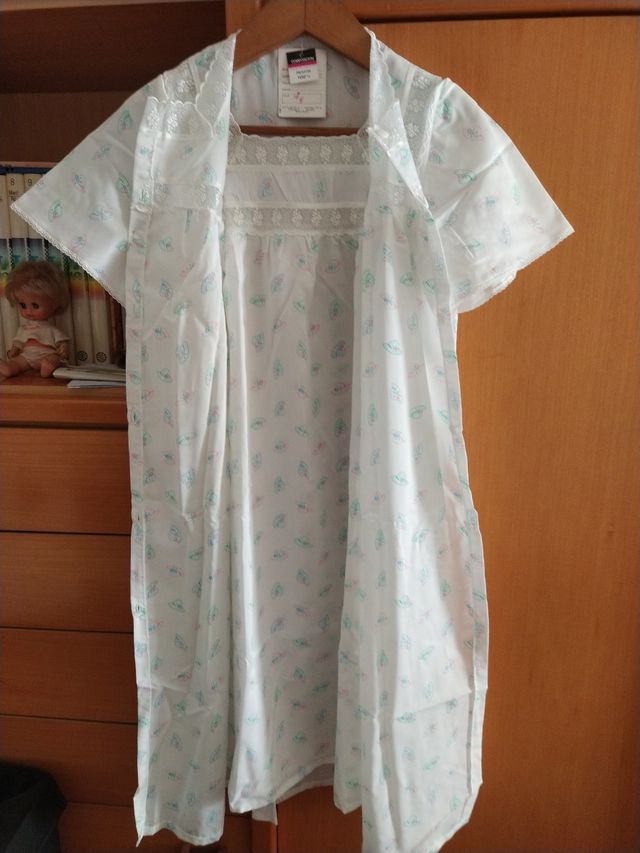conjunto camisón y bata