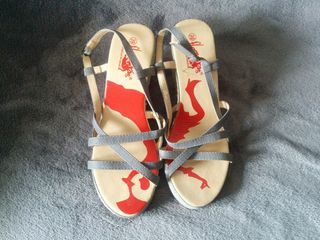 sandalias esparto gris