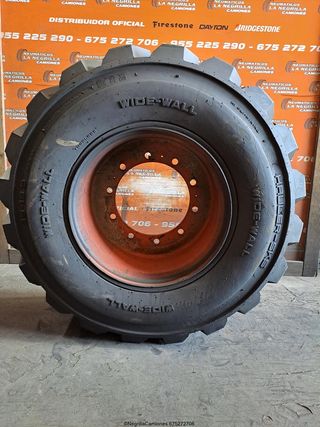 15 19.5 WIDE WALL (suelta) maciza con llanta 15809