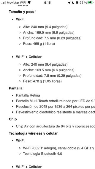 IPad Air 16Gb wifi