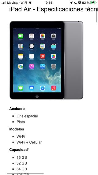 IPad Air 16Gb wifi