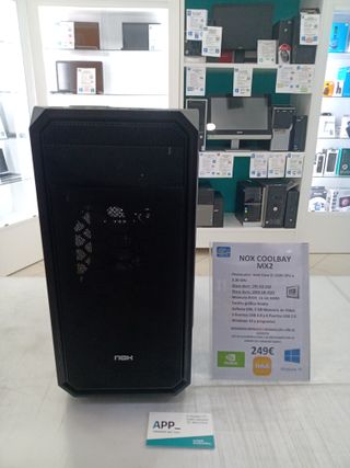 Ordenador sobremesa NOX COOLBAY MX2 SEMINUEVO