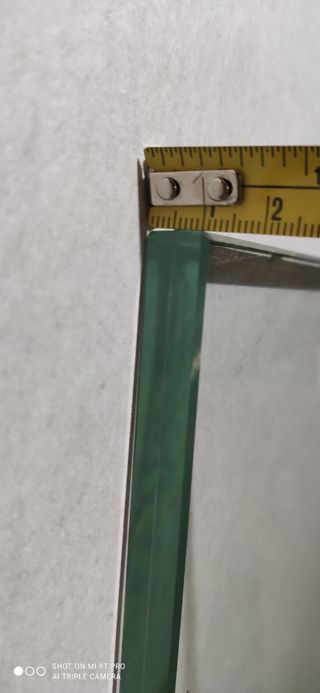 Baldas Cristal Seguridad 1cm