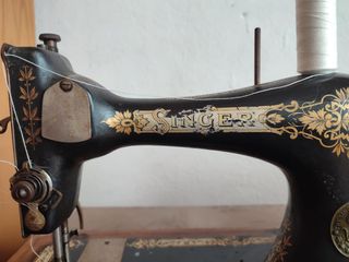 cambio maquina de coser manual antigua modista