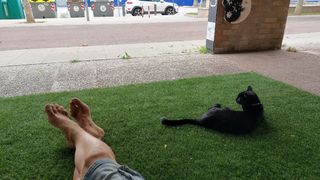 instal·lació de gespa artificial de gran caidad