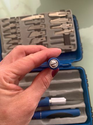 maletín     de   cuchillas