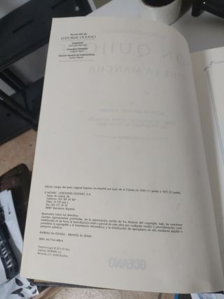 Don quijote de la mancha.