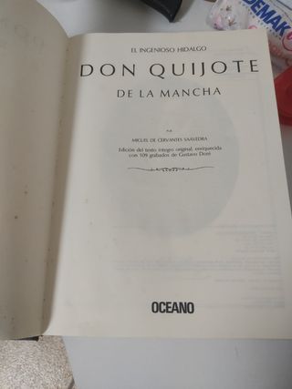 Don quijote de la mancha.